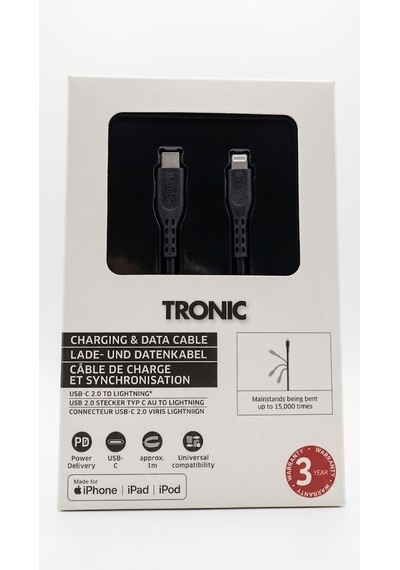 Tronic Type-c To Lightning Hızlı Şarj Ve Veri Kablosu - İphone Uyumlu Pd Şarj Kablosu 1 Metre