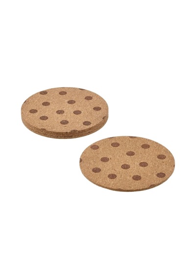 Bardak Altlığı, Mantar, 10 Cm, 4 Adet Diğer