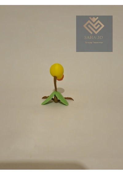Pokemon Pembe Poke Topu Bellsprout Hediyeli