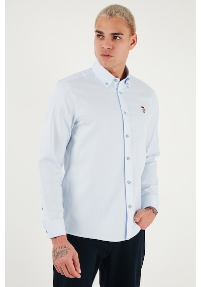 U.S. Polo Assn. U.s. Polo Assn Erkek Gömlek G081sz0042225643 Açık Mavi Açik Mavi