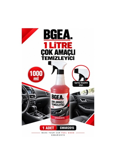 Bgea Çok Amaçlı Temizleyici Sprey 1 Litre Kontrollü Köpük