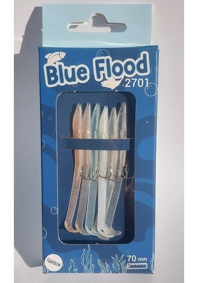 Blue Flood Rainbow 70mm 6pcs