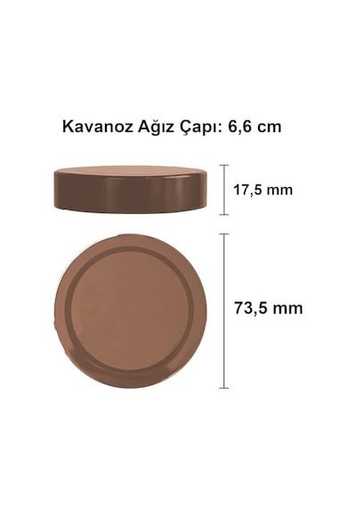 350 Ml Kavanoz Metal Derin Kapaklı 350 Cc Şeffaf Reçel, Marmelat Cam Kavanoz Deep 6 Adet Bakır Kapak Açık Kahverengi 350 Ml Kavanoz Metal Derin Kapaklı 350 Cc Şeffaf Reçel, Marmelat Cam Kavanoz Deep 6 Adet Bakır Kapak Açık Kahverengi