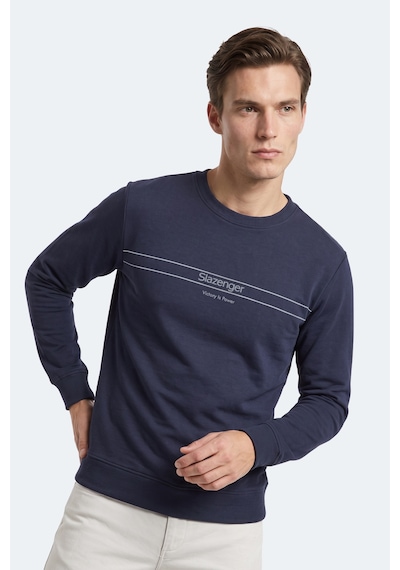 Slazenger Garret Erkek Lacivert Sweatshırt