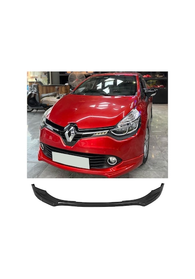 Renault Clio 4 Ön Ek Plastik Siyah Karlık-ön-ek-bodykit 2012 2013 2014 2015 2016 Makyajsız Kasa