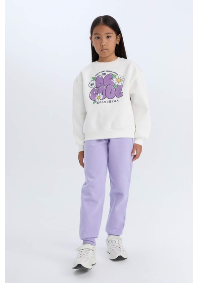 Defacto Kız Çocuk Relax Fit Bisiklet Yaka Baskılı Sweatshirt D1549a824wnwt32 Beyaz Defacto Kız Çocuk Relax Fit Bisiklet Yaka Baskılı Sweatshirt D1549a824wnwt32 Beyaz