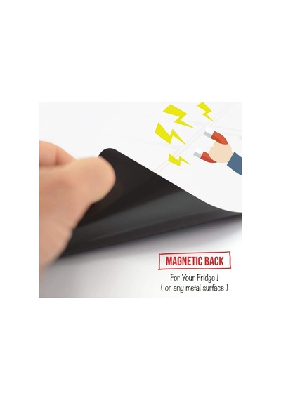 Haftalık Magnet Planlayıcı Silinebilir Mıknatıslı Yazı Tahtası 3 Adet Kalem Hediyeli 30 x 30 CM