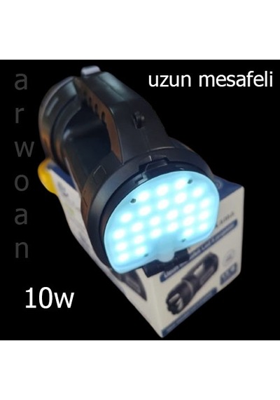 Arwoan Uzun Mesafeli Süreli El Feneri Siyah