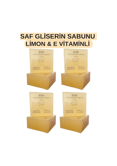 Hmd Glow Limon & E Vitaminli Saf Gliserin Sabunu 4 x 100 G