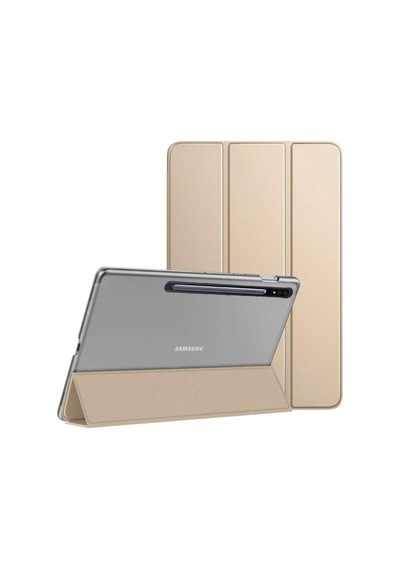 Samsung Uyumlu Galaxy Tab S7 Plus T970 T975 T977 Kılıf Pu Deri Smart Sta