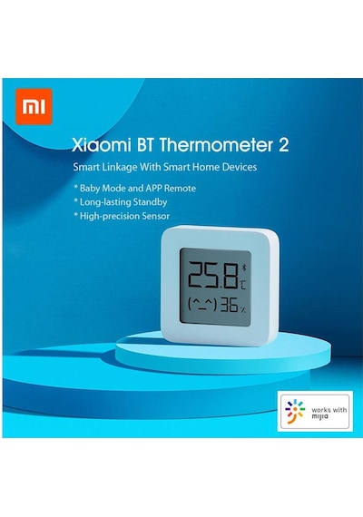 Xiaomi 3'lü Kablosuz Akıllı Termometre - Beyaz