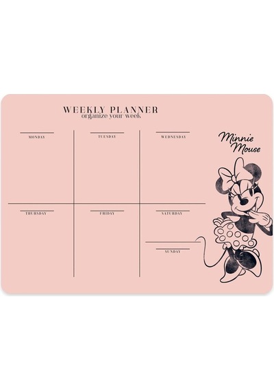 Minnie Mouse 17x24 Haftalık Planner Diğer