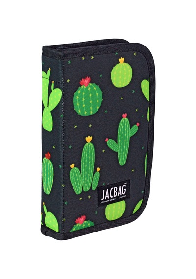 Jacbag Cover -sert Kapaklı Lastikli Kalem Kutusu Cover-kaktüs renkli