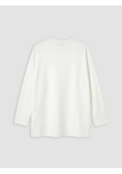 Lcw Everyday Beyaz İnci İşlemeli Soft Touch Kadın Tunik