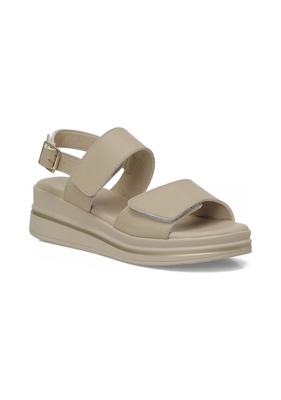 Polaris 325623.z 5fx Bej Kadın Dolgu Topuk Sandalet 000000000102005963 Bej