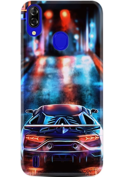 Reeder P13 Blue Plus Kılıf Boyun Askılı Neon Cars 1724