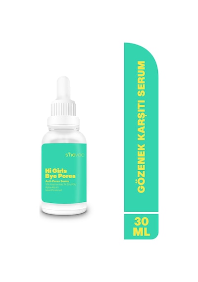 She Vec Hi Girls Bye Pores Akne ve Leke Karşıtı Bakım Serumu 30 ML