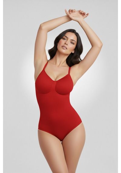 Mistirik Mimola Model 3 Bölge Etkili Örmekumaş Yapılı String Body Kırmızı Renk042