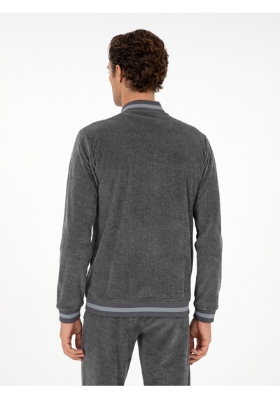 Cacharel Erkek Antrasit Sweatshirt 50292493-vr006 Gri