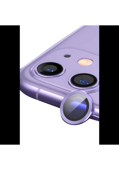 Apple İphone 11 Raze Metal Kamera Lens - Mor