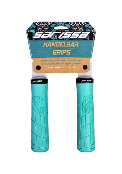 Sarissa Pvc Elcik Ergonomik Destekli Yapı Kolay Kavrama Kaymaz Bisiklet Elciği Turkuaz