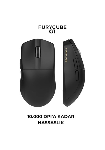 Furycube G1 10000 Dpı Kablolu/bt/2.4 G Tri Mode Gaming Oyuncu Mouse 001