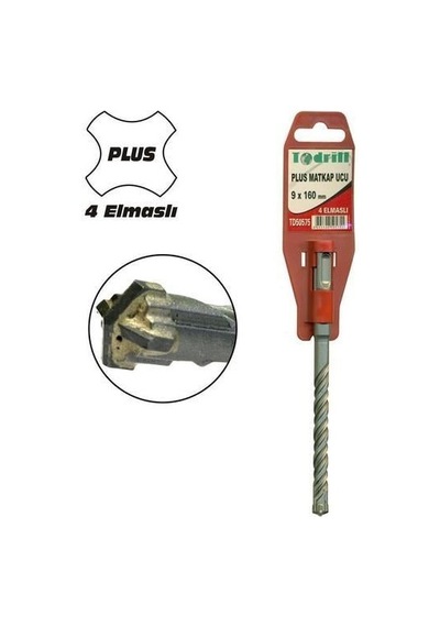 50637 26x450 Mm Sds Plus 4 Elmaslı Matkap Ucu