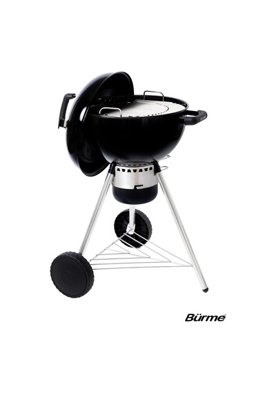 Partner 45.00 Black Profesyonel Kömürlü Barbekü - Mangal - Bbq Diğer