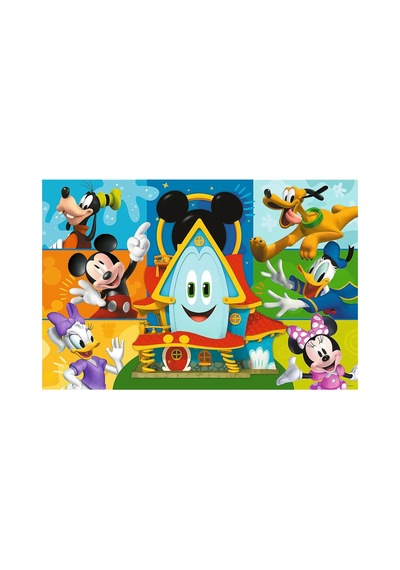Puzzle Trefl 24 Maxi Mickey Mouse Casa Prietenilor Amuzanti