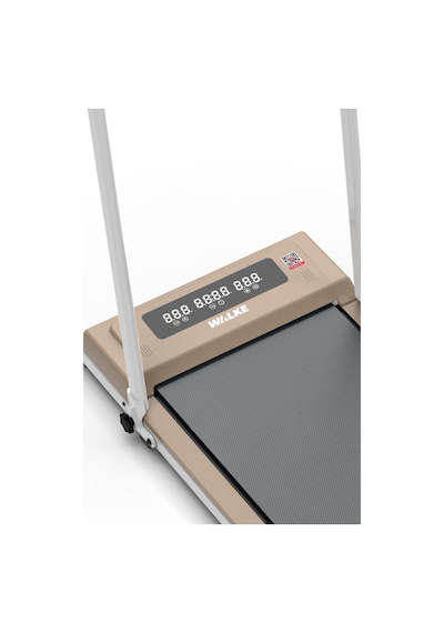 Walke W-fit Brown Bluetoothlu Uygulamalı Uzaktan Kumandalı Koşu Bandı Yürüyüş Bandı Kahverengi