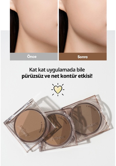 Doğal Görünüm Sunan 3 Lü Kontür Kiti Perıpera V Shading 001 Natural Brown Diğer