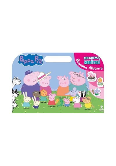 Peppa Pig - Çıkartma Hediyeli Boyama Albümü- Doğan Çocuk