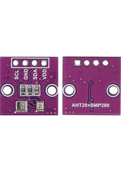 Aht20 + Bmp280 Yüksek Hassasiyetli Dijital Sıcaklık, Nem Ve Barometrik Basınç Sensörü Modülü I2c Arduino Uyumlu