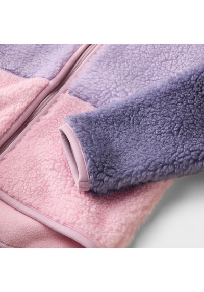 Tchibo Kız Çocuk Teddy Mont, Lila-pembe Mor