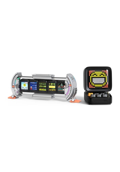 Divoom Ditoo Pro Siyah Bluetooth Hoparlör + Times Gate Dijital Led Ekran
