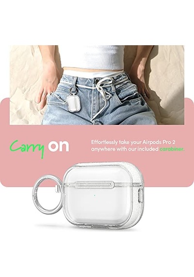 Spigen Ciel By Cyrıll Airpods Pro 2.nesil İle Uyumlu Kılıf Shine Clear Glitter - Acs05332 Diğer