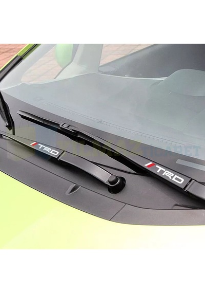 Toyota Trd Kapı Kolu Jant Silecek Oto Sticker Yapıştırma 6 Adet 12,5 X 1,70 Cm