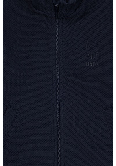U.S. Polo Assn. Erkek Çocuk Fermuarlı Lacivert Sweatshirt 50290751-VR033