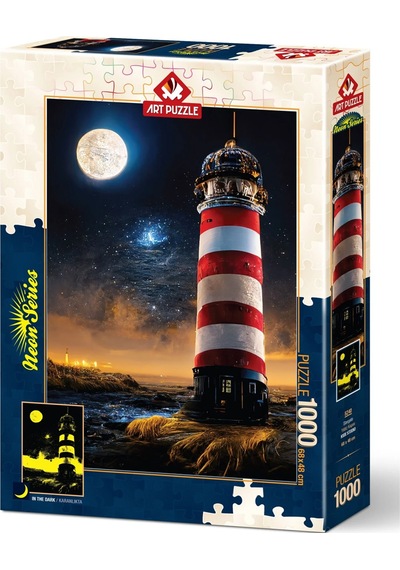 1000 Parca Yıldız Kapısı Neon Tablo Puzzle