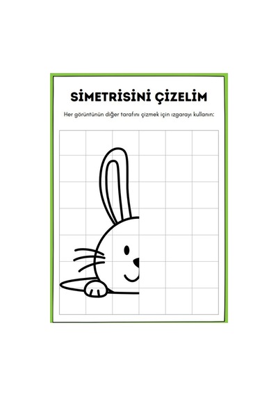 Çocuklar İçin Simetri Eğitim Kitabı Simetri Öğreten Kitap