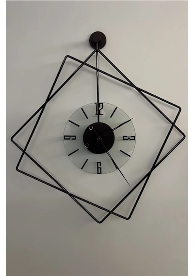 MetaQuartz Aksesuar İtalyano Ferrero Luxry Series Metal Duvar Saati, Modern Saat
