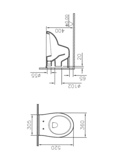 5959l003-0850 Arkitekt Asma Klozet