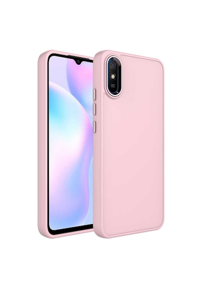 Xiaomi Redmi 9A Kilif Metal Çerçeve Lansman Silikon Kapak 563257488