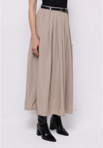 Colin's Colins Maxi Length Düz Kadın Kahverengi Etek Cl1075559 Q1.v1 Vzn Vizon