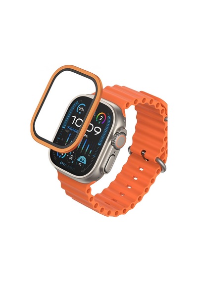 Apple Uyumlu Watch  Ultra 1 / 2 / 3   49mm Safir Titanyum Saat Ekran Koruyucu