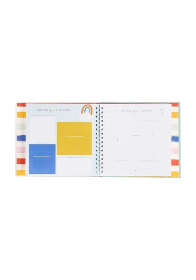 C.r. Gibson Rainbow "a Book Of Baby's Firsts" Baby First Year Memory Book With Ink Pad, 36 Sayfa, 9,5'' X 9'' Çok Renkli C.r. Gibson Rainbow "a Book Of Baby's Firsts" Baby First Year Memory Book With Ink Pad, 36 Sayfa, 9,5'' X 9'' Çok Renkli