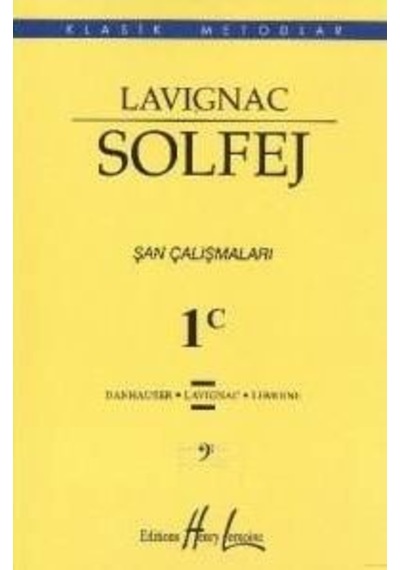 Lavıgnac 1 C Solfej Kitabı
