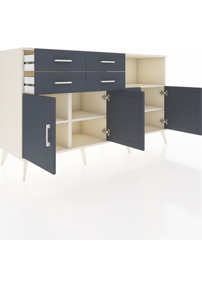 Kronos Konsol 4 Raflı 4 Çekmeceli 4 Kapaklı 176x59x99 Aytaşı-antr Aytaşı-antrasit Kronos Konsol 4 Raflı 4 Çekmeceli 4 Kapaklı 176x59x99 Aytaşı-antr Aytaşı-antrasit