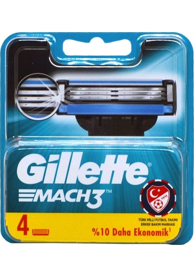 Mach3 Yedek Tıraş Bıçağı 4'lü