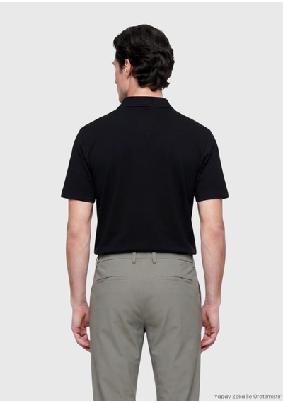 Ramsey Siyah Düz T-shirt